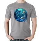 Camiseta Algodão Peixes Sígno - Foca na Moda