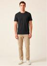 Camiseta Algodão Pima Lisa Tecido Premium Slim Fit Casual Cor:PretoTamanho:G Camiseta Algodão Pima Lisa Tecido Premium Slim Fit Casual Cor:PretoTamanho:G