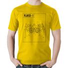 Camiseta Algodão Player 1 Controle Joystick - Foca na Moda