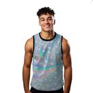 Camiseta Algodão Regata Verão Estilo Moda Praia Avião Papel Cartoon Chroma 715