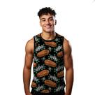 Camiseta Algodão Regata Verão Estilo Moda Praia Caixão Flores Margarida Morte 571