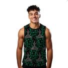 Camiseta Algodão Regata Verão Estilo Moda Praia Corvo Plantas Coveiro 732