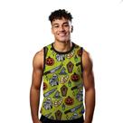 Camiseta Algodão Regata Verão Estilo Moda Praia Halloween Cartoon Fantasma Caixão 219