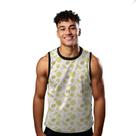 Camiseta Algodão Regata Verão Estilo Moda Praia Kiwi Cartoon Fruta Verde 452