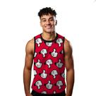 Camiseta Algodão Regata Verão Estilo Moda Praia Mão Joinha Cartoon Mickey 620