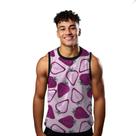 Camiseta Algodão Regata Verão Estilo Moda Praia Morangos Cartoon Vermelho 555