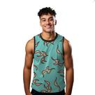 Camiseta Algodão Regata Verão Estilo Moda Praia Raios Traços Neon Fogo 62