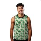 Camiseta Algodão Regata Verão Estilo Moda Praia Sapo Cartoon Funny 360 Camiseta Algodão Regata Verão Estilo Moda Praia Sapo Cartoon Funny 360