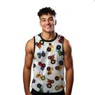 Camiseta Algodão Regata Verão Estilo Moda Praia Tratores Cartoon Colorido 490 Camiseta Algodão Regata Verão Estilo Moda Praia Tratores Cartoon Colorido 490