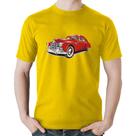 Camiseta Algodão Retro Classic Red Car - Foca na Moda Camiseta Algodão Retro Classic Red Car - Foca na Moda