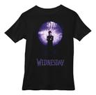 Camiseta Algodão Série Wednesday Fã De Wandinha Gotica Dark