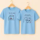 Camiseta Algodão Unissex Casal Estampa Eu Te Amo Mas As Vezes Da Vontade De Meme Flork Engraçado