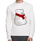 Camiseta Algodão Urso Polar Manga Longa - Foca na Moda Camiseta Algodão Urso Polar Manga Longa - Foca na Moda