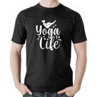 Camiseta Algodão Yoga Life - Foca na Moda