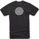 Camiseta Alpinestars Oscar Spiral Preto/Branco Camiseta Alpinestars Oscar Spiral Preto/Branco