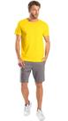 Camiseta Amarela Meia Malha 100% Algodão Gola Careca Tubular Sem Costura Lateral Tam GG Body Size Camiseta Amarela Meia Malha 100% Algodão Gola Careca Tubular Sem Costura Lateral Tam GG Body Size