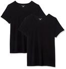 Camiseta Amazon Essentials 2 Unidades Feminina Preta G