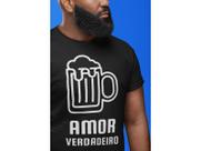 Camiseta Amor verdadeiro Preta Camiseta Amor verdadeiro Preta