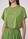 Camiseta ampla com logo colcci
