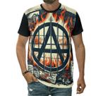 Camiseta Anarquia Símbolo Anarquismo Liberdade Punk Arte