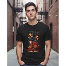 Camiseta Anime Série Cowboy Bebop Manga Curta Algodão