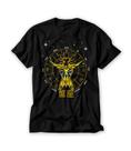 Camiseta Anime Zodíaco Câncer Constelações Ouro Armaduras Cosmos 120 - Estampa DTF e Sublimação