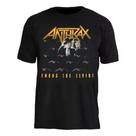 Camiseta Anthrax Oficial Consulado do Rock Estilo e Conforto Algodão