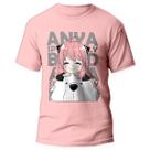 Camiseta Anya e Bond Camisa Anime Spy Family Rosa