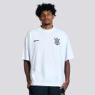 Camiseta Approve Collab Corinthians São Jorge Branca Camiseta Approve Collab Corinthians São Jorge Branca
