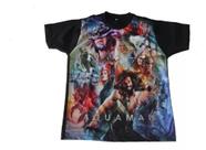 Camiseta Aquaman Super Herói Jason Momoa Movie Blusa Adulto Unissex H179 BM Camiseta Aquaman Super Herói Jason Momoa Movie Blusa Adulto Unissex H179 BM