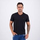 Camiseta Aramis Básica Gola V Preta Camiseta Aramis Básica Gola V Preta