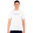 Camiseta Aramis Lettering 3D In24 Off White Masculino