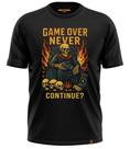 Camiseta Arcade Geek Gamer Game Over Caveira Skull - Estampa Exclusiva 520 Camiseta Arcade Geek Gamer Game Over Caveira Skull - Estampa Exclusiva 520