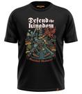 Camiseta ARCADE GEEK GAMER PINBALL DEFEND THE KINGDOM MEDIEVAL MULTIBALL MADNESS 535 - Estampa DTF e Sublimação