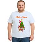 Camiseta Árvore Natal Papai Noel Natalina Personalizada