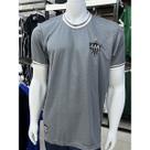 Camiseta Atlético Mineiro Modelo Galo Clássico Chumbo