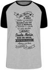 Camiseta Ave Maria Oração Blusa Plus Size extra grande adulto ou infantil