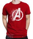 Camiseta Avengers Vingadores Logo Endgame Camisa Rubi Geek