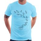 Camiseta Aviões de Papel - Foca na Moda