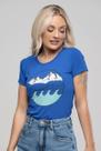 Camiseta - Azul Estampada Camiseta - Azul Estampada
