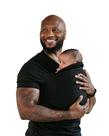 Camiseta Baby Carrier Lalabu Dad, bolsa canguru sem usar as mãos