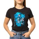 Camiseta Baby Look Anime Bleach 100% Algodao Grimmjow Camiseta Baby Look Anime Bleach 100% Algodao Grimmjow