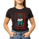 Camiseta Baby Look Exclusiva Anime Death Note Near Algodao