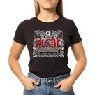 Camiseta Baby Look Feminina Acdc Black Ice