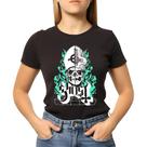 Camiseta Baby Look Feminina Banda Ghost Metal Linda