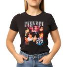 Camiseta Baby Look Feminina Boy Group Enhypen Coreanos
