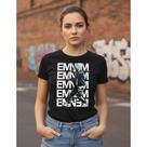 Camiseta Baby Look Feminina Eminem 100% Algodao