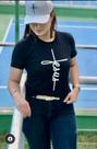 Camiseta baby look feminina gospel cristã jesus pecado zero