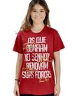Camiseta baby look feminina gospel cristã os que confiam pecado zero