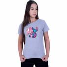 Camiseta Baby Look Feminina Lilo e Angel Love Casal
